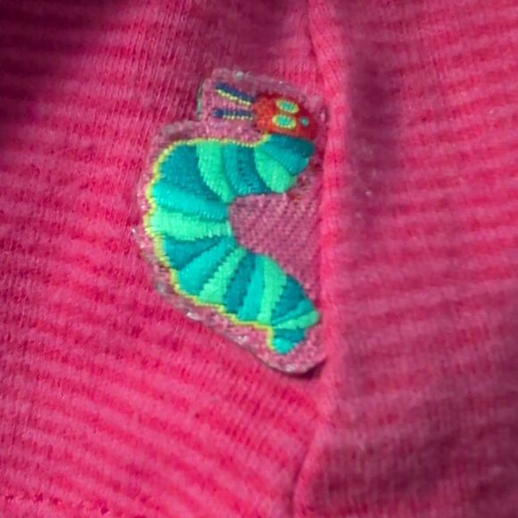 Eric Carle & Carter's Y2K Vintage Embroidered Butterfly Pink Infant Dress - Picture 4 of 6